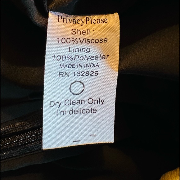 Privacy Please Romper Size Medium 100% Viscose Made in India - Picture 12 of 12